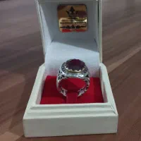 انگشتر یاقوت سرخ آفریقایی درشت
