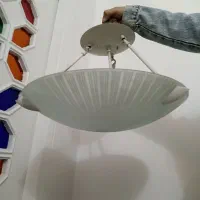 لوستر شیشه ای 4 شاخه|لوستر و چراغ آویز|تهران, سعادت‌آباد|دیوار