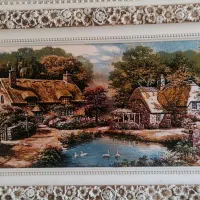 تابلو فرش طبیعت ماشینی ابعاد130عرض 80طول|تابلو فرش|اسلامشهر, شهرک سعیدیه|دیوار