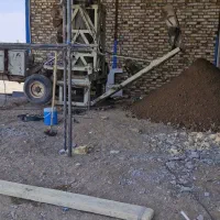 حفر چاه ساختمانی با دستگاه مکانیره