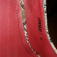 کفش مجلسی سایز ۳۹ خارجی طرح پوست ماری پاشنه بلند|کیف، کفش، کمربند|لنجان, |دیوار