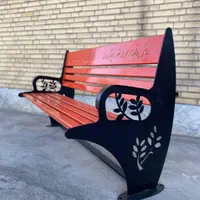 نیمکت و صندلی فلزی با برش حرفه ای CNC|صندلی و نیمکت|شیراز, پانصد دستگاه ارتش|دیوار