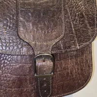 کیف چرمی دوشی برند منطِ اورجینال
