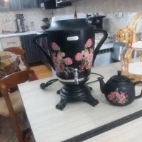 سماور‌ برقی ، کتری برقی با قوری|سماور، چای‌ساز، قهوه‌ساز|اهواز, شهرک برق|دیوار