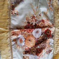 سرویس‌رو‌تختیدو‌نفره‌خارجی‌مخمل‌با‌استر