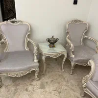 مبل استیل به همراه ناهارخوری ۸ نفره|مبلمان خانگی و میز عسلی|تهران, شهرک دانشگاه شریف|دیوار