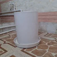 گلدان سرامیکی و زیر سرامیکی