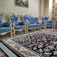 فروش مبل ونیز وعسلی هفت نفره و میز تلویزیون|مبلمان خانگی و میز عسلی|اسلام‌شهر, شهرک قائمیه|دیوار
