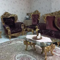 مبل ۹ نفره تمام استیل بابهترین متریال پارچه ترک|مبلمان خانگی و میز عسلی|کوهسار (البرز), |دیوار