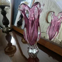 گلدان چک بوهمیا صورتی