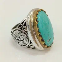 انگشتر نقره فیروزه اصلی