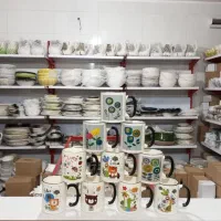 ماگ چاپ گربه گل مدل سرامیکی