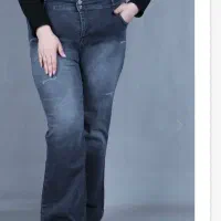 شلوار زنانه جین سایز بزرگ