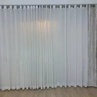 پرده  حریر پذیرایی