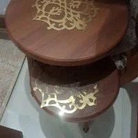میز جلو مبلی نو همراه با 3 تا عسلی گرد در 3 سایز|مبلمان خانگی و میز عسلی|رضوانشهر, |دیوار