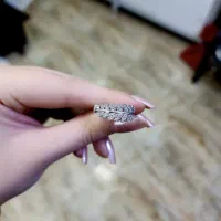 انگشتر فری سایز برگ نقره|بدلیجات|کرمانشاه, |دیوار