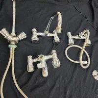 دست کامل شیر الات ۴ عدد سالم برنجی اصلی