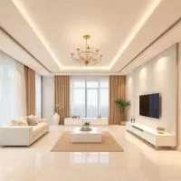 طراحی و اجرای کناف مدرن ، لاین نوری ، آسان رابیتس