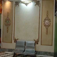 نقاشی و رنک کاری و لکه گیری گچ