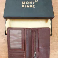 کیف پول چرم برند mont blanc|کیف، کفش، کمربند|قزوین, |دیوار