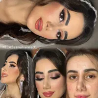 میکاپ و شنیون تخصصی عروس و همراه|خدمات آرایشگری و زیبایی|بوشهر, |دیوار