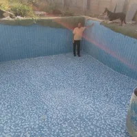 صفرتاصد استخر کاشی کاری آببندی|خدمات پیشه و مهارت|آمل, |دیوار