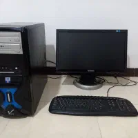 کامپیوتر خانگی دو هسته‌ای+ مانیتور سامسونگ ۱۹ اینچ