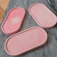 سینی طرح بیضی سنگ مصنوعی