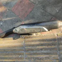 اگزوز آپاچی 180در حد نو اصلی و رینگ عقب آپاچی