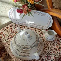 سرویس کامل چینی حمید ۱۰۰پارچه ۱۲نفره|ظروف سرو و پذیرایی|فولادشهر, B4|دیوار