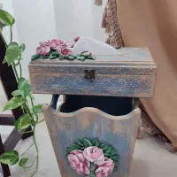 جعبه دستمال کاغذی و سطل|صنایع دستی و سایر لوازم تزئینی|مشهد, نکاح|دیوار