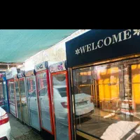 یخچال ایستاده فریزر ایستاده ویترینی تک در