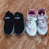 کتونی سفیدوکفش مشکی