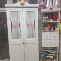 کمد دو درب شیشه ای بالسا و ویترین بالسا