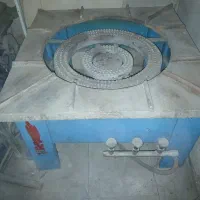 اجاق گاز سه شعله۷۰×۷۰ با ورق آهنی و رویه چدنی ضخیم