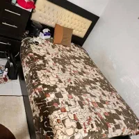 تخت خواب دو نفره ام دی اف با تشک