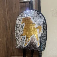 کوله پشتی پولکی دخترانه