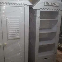 ویترین و کمد طرح کلبه|جاکفشی، کمد، دراور|کلاچای, |دیوار