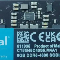 رم ddr5با ظرفیت ۸ گیگ