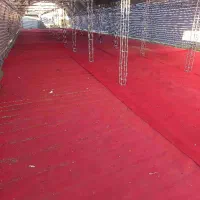 فروش موکت قرمز  کارکرده نمایشگاهی