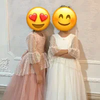 لباس عروس دخترانه ۲ عدد