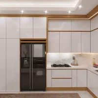 کابینت و دکوراسیون داخلی منزل.