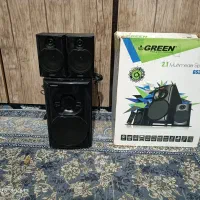 اسپیکر کامپیوتر گرین در حد نو|قطعات و لوازم جانبی رایانه|اهواز, پردیس|دیوار