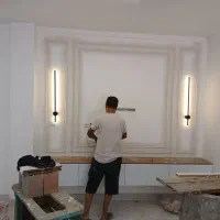 قاب بندی (تی وی وال)تمام اقساط.گچکاری