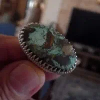 انگشر نقره بانگین فیروزه|جواهرات|شاهرود, |دیوار