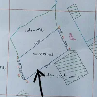 فروش فوری زمین ۹۶ متری
