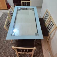 میز نهار خوری ۶ نفره تُرک همراه با ۶ صندلی|میز و صندلی غذاخوری|تهران, پرستار|دیوار