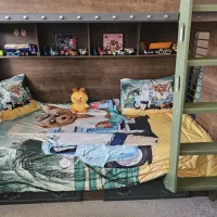 تخت خواب دو طبقه با کیفیت و مقاومت بالا بدون