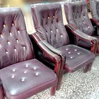 صندلی چوبی ادراری و دفتری