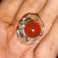 انگشتر نقره عقیق قدیمی|جواهرات|آزادشهر, |دیوار